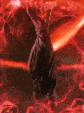 a close up of a person standing in a dark room