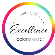 Rainbow Circle Of Excellence Sticker - Rainbow Circle Of Excellence Colorstreet Stickers