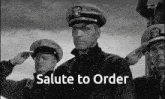 Salute To Order GIF - Salute To Order GIFs
