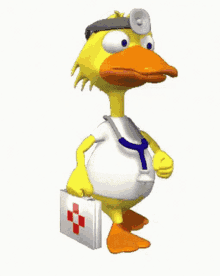 Doctor Quacking GIF - Doctor Quacking Walking GIFs