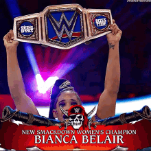 Bianca Belair Wwe GIF - Bianca Belair Wwe Smack Down Womens Champion GIFs