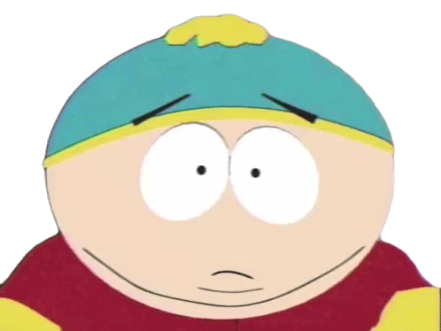 Frown Eric Cartman Sticker - Frown Eric Cartman South Park Stickers