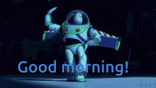 Buzz Lightyear Morning GIF - Buzz Lightyear Morning GIFs