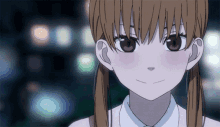 anime anime blush tv show smile happy