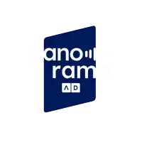 a logo for ano ram ad is shown on a white background