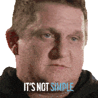Its Not Simple Brian M Sticker - Its Not Simple Brian M Push Stickers