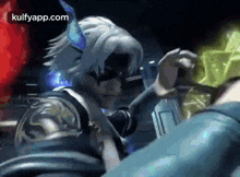 The Four Heroes Transform Into Their Next Level Selves.Gif GIF