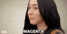 Magenta Noah Cyrus GIF - Magenta Noah Cyrus Popbuzz GIFs