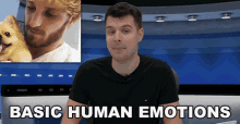 Basic Human Emotions Benedict Townsend GIF - Basic Human Emotions Benedict Townsend Youtuber News GIFs