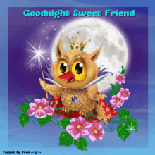 Owl Good Night GIF - Owl Good Night Sweet Friend GIFs