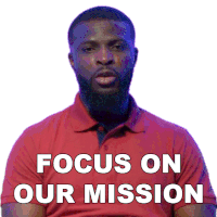 Focus On Our Mission Ugo Maduka Sticker - Focus On Our Mission Ugo Maduka After Happily Ever After Stickers
