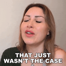 That Just Wasnt The Case Tracy Kiss GIF - That Just Wasnt The Case Tracy Kiss That Wasnt The Situation GIFs
