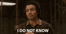 I Do Not Know I Dont Know GIF - I Do Not Know I Dont Know Not Sure GIFs
