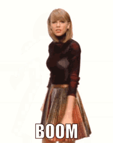 Boom Taylor Swift GIF - Boom Taylor Swift GIFs