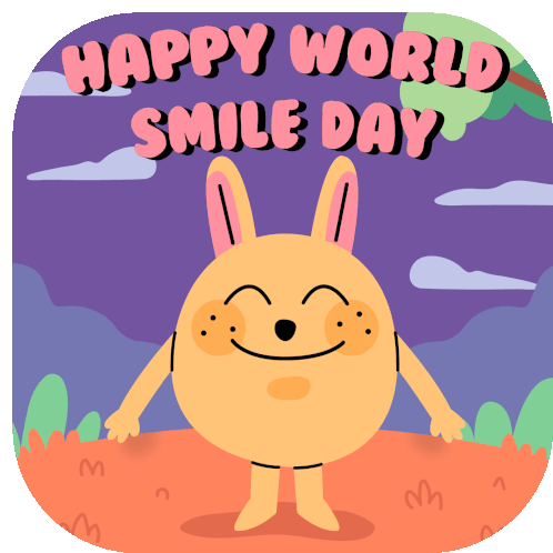 Smile Day Happy World Smile Day Sticker - Smile Day Happy World Smile Day World Smile Day Stickers