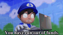 Smg4 You Have Run Out Of Funds Peasant GIF - Smg4 You Have Run Out Of Funds Peasant No Money GIFs