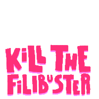 Kill The Filibuster Punching Sticker - Kill The Filibuster Punching Arm Stickers