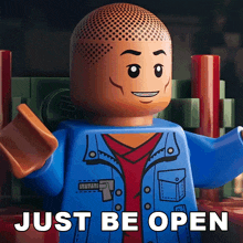 Just Be Open Lego GIF