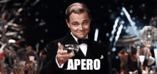 Apéro GIF - Cheers Leonardo Di Caprio GIFs
