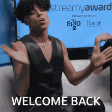 Welcome Back Larray GIF - Welcome Back Larray Streamys Awards Ceremony GIFs