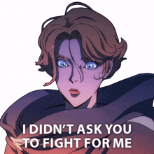 i didnt ask you to fight for me sypha belnades castlevania i didnt ask you to defend me i didnt request that you support me