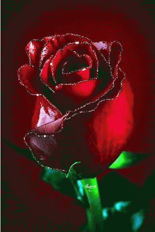 Rose Flower GIF - Rose Flower Glitter - Discover & Share GIFs
