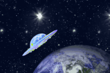 Ovni Spaceship GIF - Ovni Spaceship Planet GIFs