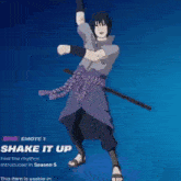 Sasuke Sasuke Uchiha GIF - Sasuke Sasuke Uchiha Fortnite GIFs