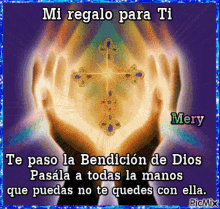 Con Cariño Passing The Blessing GIF - Con Cariño Passing The Blessing Cross GIFs