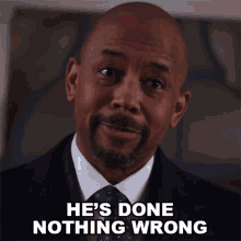 Hes Done Nothing Wrong Julius Cain GIF - Hes Done Nothing Wrong Julius Cain The Good Fight GIFs