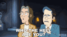 Who The Hell Are You Rand Ridley GIF - Who The Hell Are You Rand Ridley Inside Job GIFs