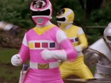 thumbs up cassie chan pink ranger power rangers in space okay