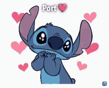 port love stitch yay cute