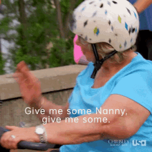 give me some nanny give me some low five good job great