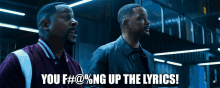 you messing up the lyrics marcus martin lawrence mike lawry will smith