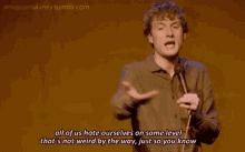 James Acaster Self Hatred GIF - James Acaster Self Hatred Normal GIFs