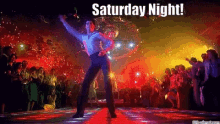 Saturday Saturday Night Fever GIF - Saturday Saturday Night Fever Disco GIFs