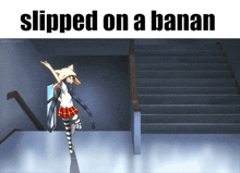 anime slipped banan banana