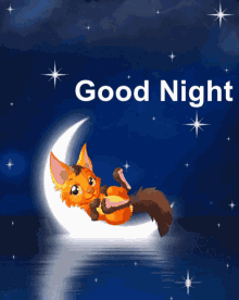 Good Night Wink GIF - Good Night Wink Moon GIFs