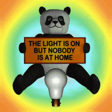 The Light Is On Nobody At Home GIF - The Light Is On Nobody At Home Not Intelligent GIFs