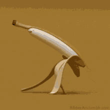 Banana Walking GIF