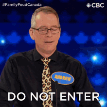 Do Not Enter Family Feud Canada GIF - Do Not Enter Family Feud Canada No Entry GIFs