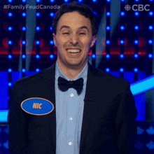 Tongue Out Nic GIF - Tongue Out Nic Family Feud Canada GIFs
