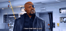 Total Faith In You Nick Fury GIF - Total Faith In You Nick Fury I Trust You GIFs