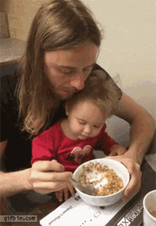 Cute Baby Cereal GIF