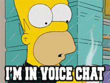 Voice Chat Voice Chat Simpsons GIF - Voice Chat Voice Chat Simpsons Vc GIFs