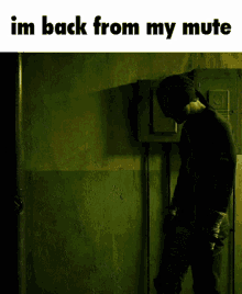 Mute Im Back GIF - Mute Im Back Daredevil GIFs