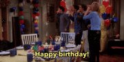 Friends Happy30th Birthday GIF - Friends Happy30th Birthday Rachel Green GIFs