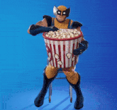 Fortnite Wolverine GIF - Fortnite Wolverine Jumbo Popcorn GIFs