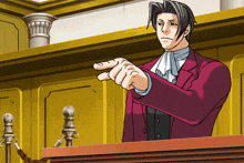 Ace Attorney Miles GIF - Ace Attorney Miles Edgeworth GIFs